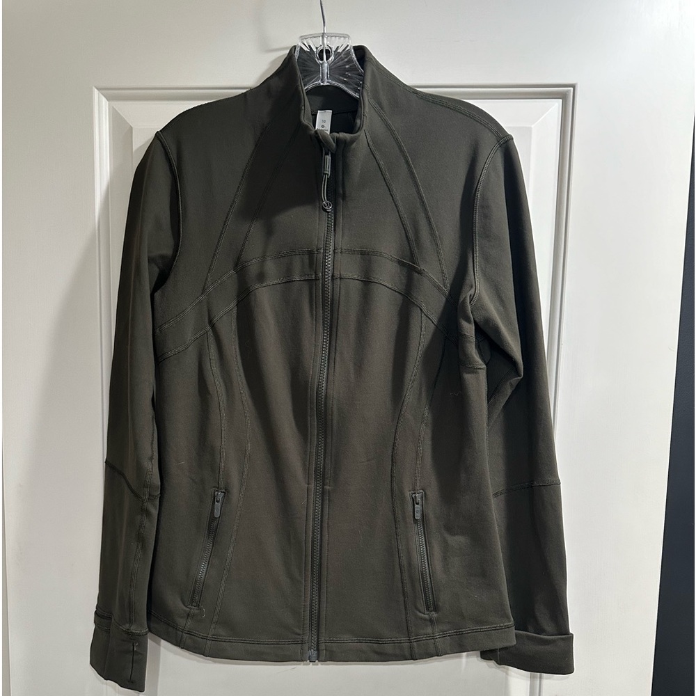 Lululemon Women’s Define Jacket size 10 Dark Green